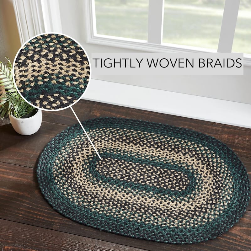Pine Grove Jute Rug Oval w/ Pad 20x30 - 3'6"
