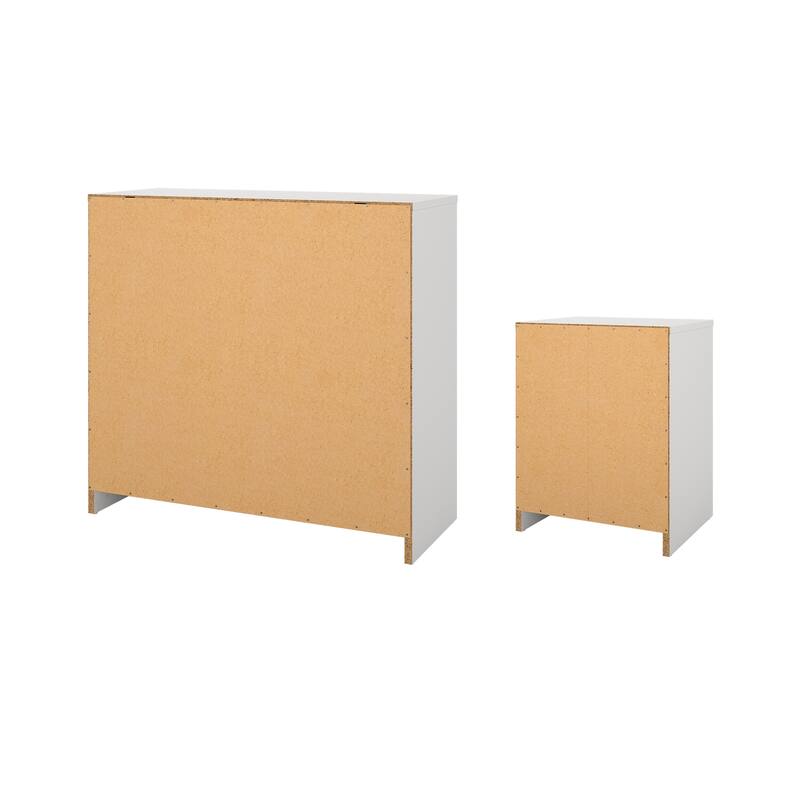 Porch & Den Zoe 2-Piece Bedroom Set - Nightstand And Chest