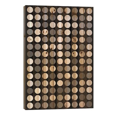 Grey's Black Print On Wood by The Usual Designers - Multi-Color