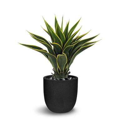 Agave Artificial Green/Yellow Faux Botanical - 26 Inch