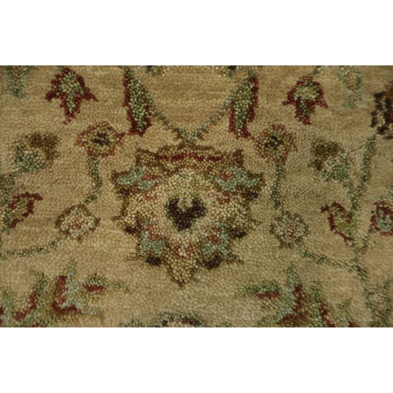 Hand Knotted Oriental 100% Wool Carpet Traditional All-Over Oranges & Rust Agra Area Rug - 6' 0'' X 3' 10''