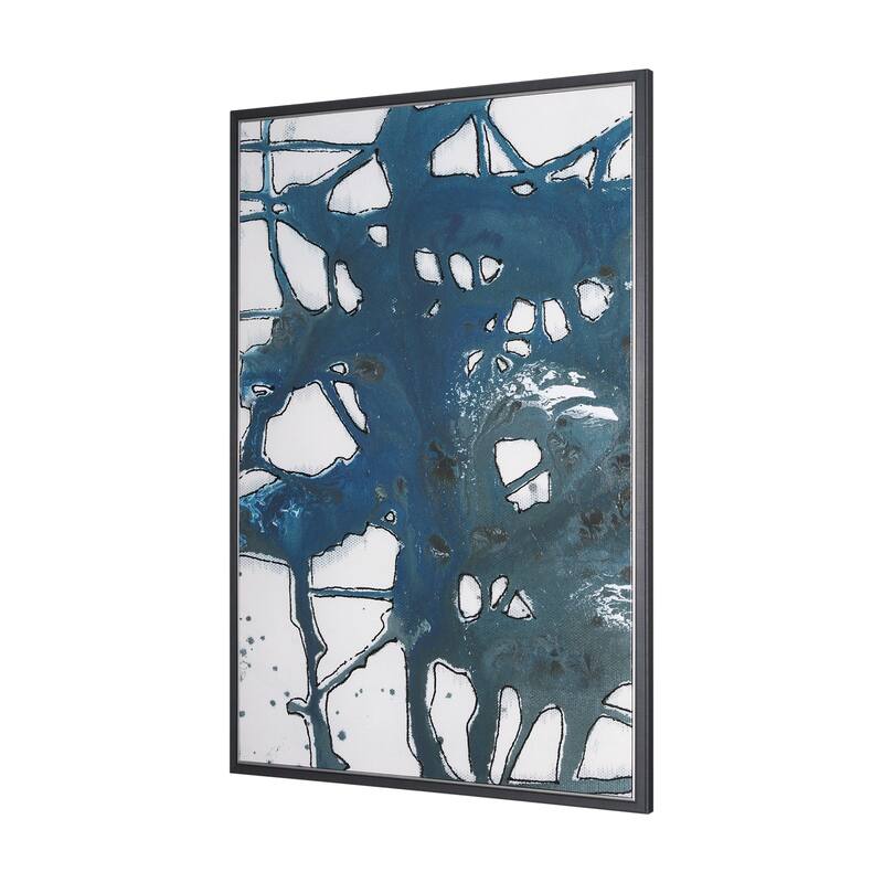 Tributary I Framed Canvas Art Print