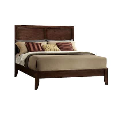 Wooden Bed in Espresso