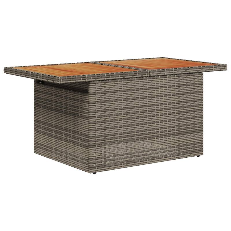 vidaXL 10 Piece Garden Sofa Set with Cushions - 113.8×69.7×27.2