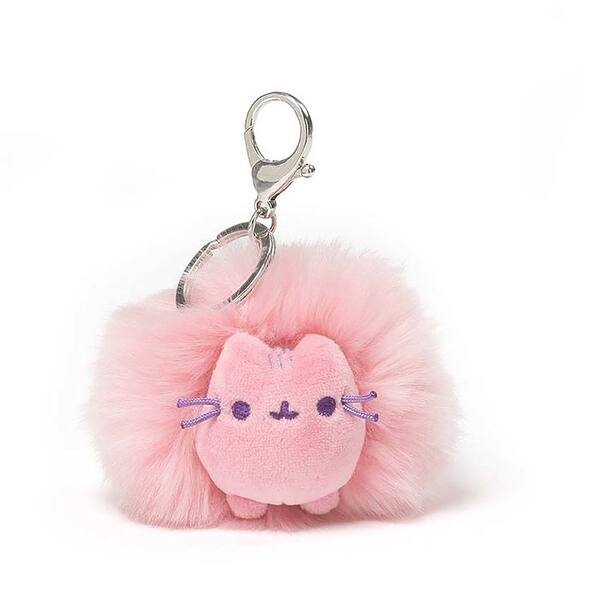Shop Pusheen 4 Poof Keychain Pastel Pink Multi Overstock