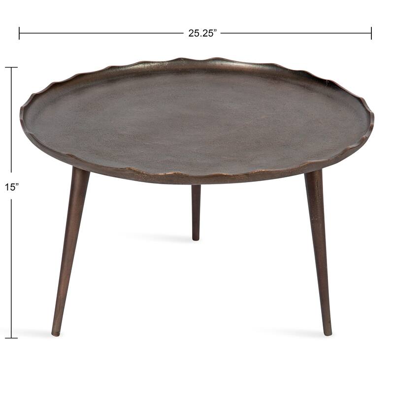 Kate and Laurel Alessia Round Coffee Table