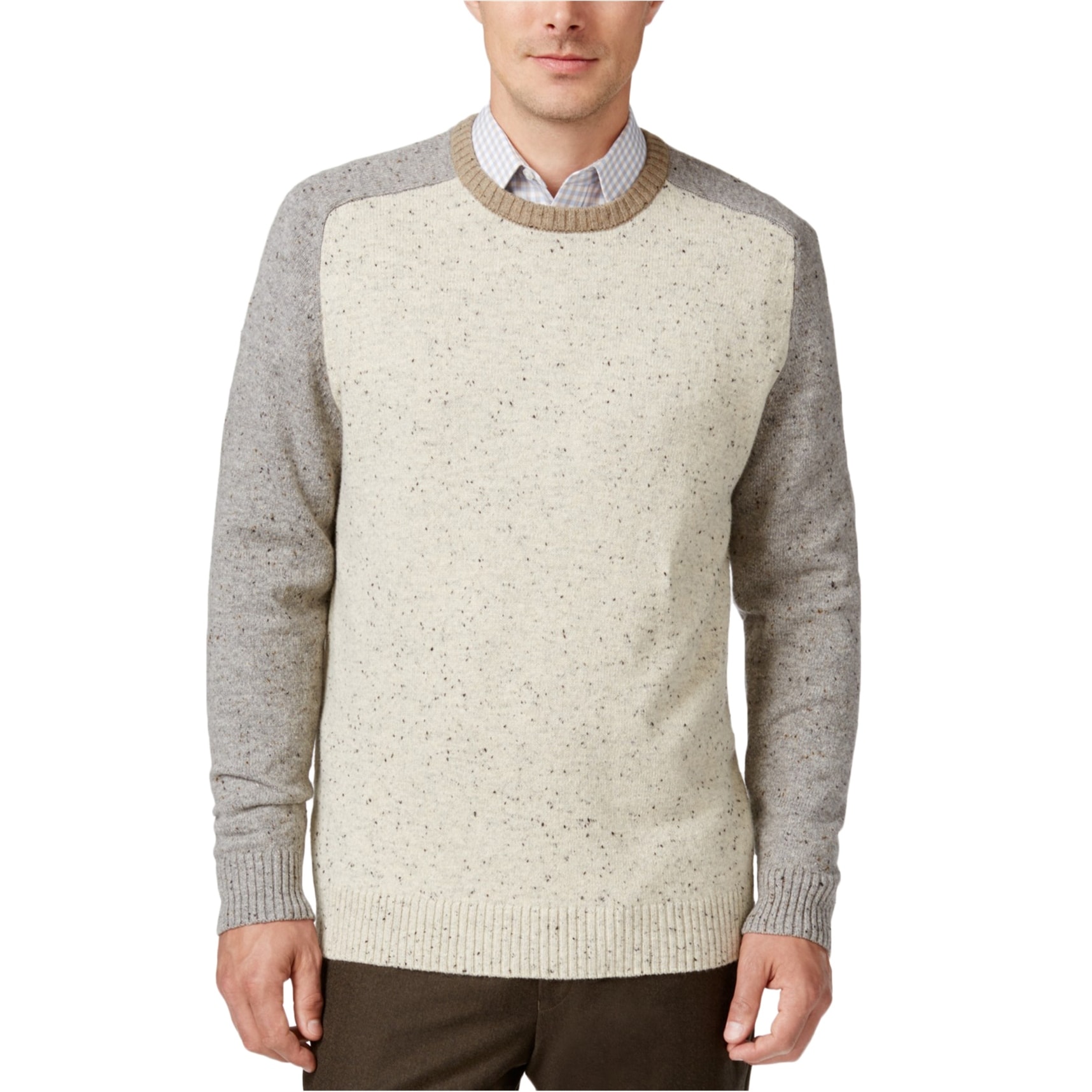 Raphael Mens Speckled Pullover Sweater Tricots St
