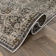 preview thumbnail 5 of 26, World Rug Gallery Vintage Border Stone Gray Indoor High-Low Area Rug