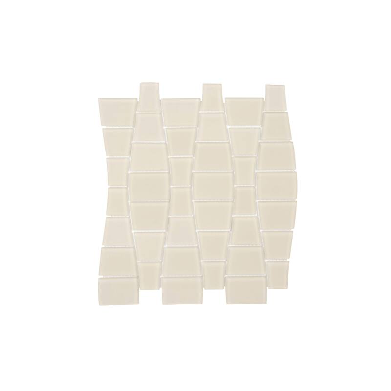 Cruz Bay Studio BG15 Ripple - 11" x 12" Block Random Wall Tile -