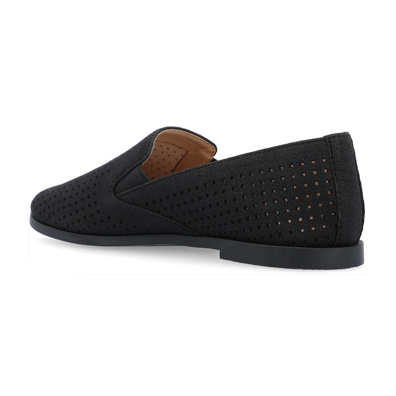 Journee Collection Women's Lucie Slip On Almond Toe Loafer Flats