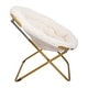 preview thumbnail 49 of 83, Folding XL Saucer Chair for Dorm or Bedroom