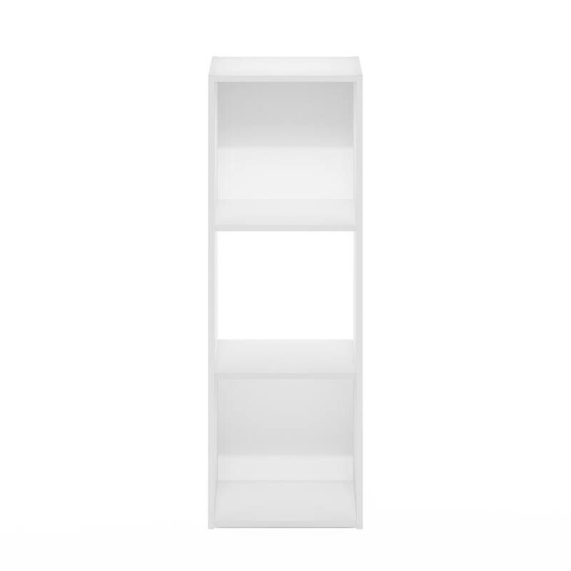 Storage Cabinet 3-Tier White Organizer Shelf Unit Home Decor