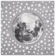 preview thumbnail 56 of 61, SAFAVIEH Carousel Kids Atsumi Moon Rug 5'3" Square - Light Grey/White