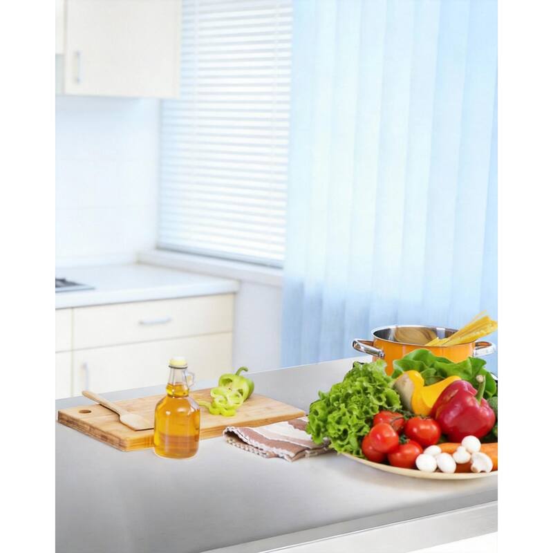 Heavy Duty Stainless Steel Work Table, with Backsplash