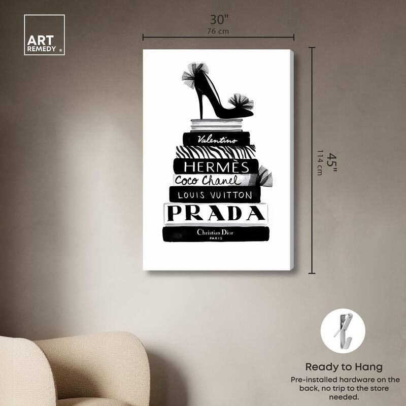 Library Luxe Canvas by Art Remedy, Gallery Wrapped