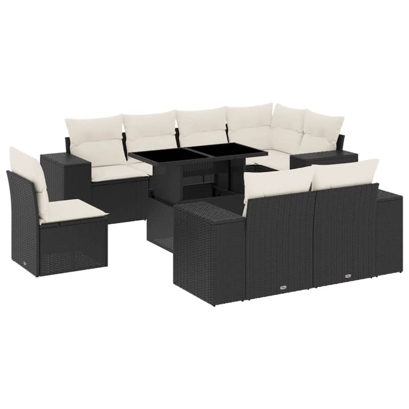 vidaXL Garden Sofa Set - 21.7 x 39.4 x 28.7