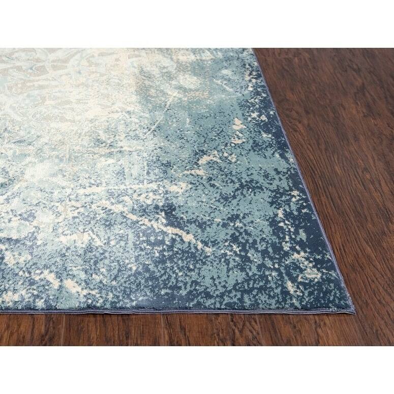 Alora Decor Glamour Vine Scroll Area Rug