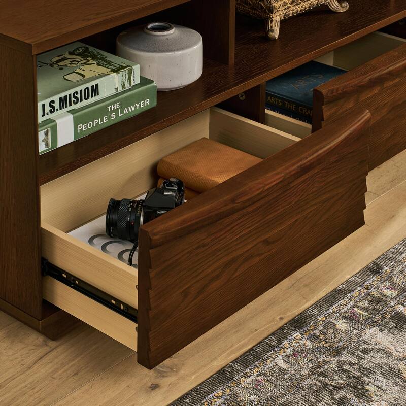 63" Mid-Century Modern TV Stand for TVs up to 75"