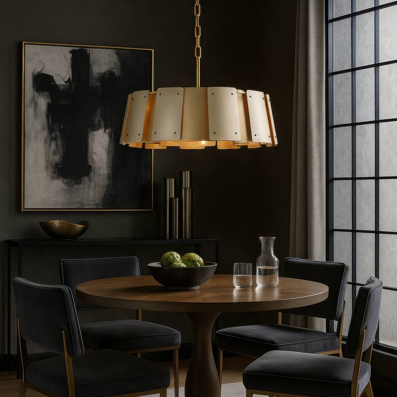 Varaluz Peep Show Pendant Light - Sunwashed Silver/Brushed Sienna