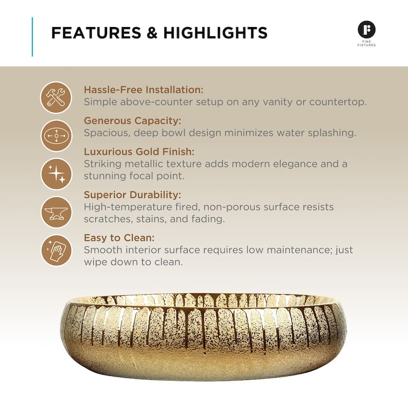 Luxury Modern Vessel Bathroom Sink