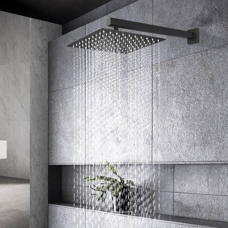 BATHLET 12 in. Wall Mounted Rainfall Mixer Shower Head System On Sale