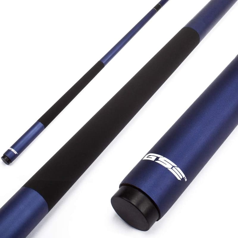 GSE™ 58" 2-Piece Fiberglass Graphite Composite Billiard Pool Cue Stick for Men/Women, Great for House or Commercial/Bar Use - 20oz