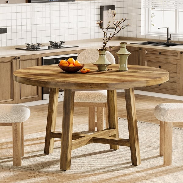 47-inch Round Dining Table For Kitchen Dining Room - Bed Bath & Beyond