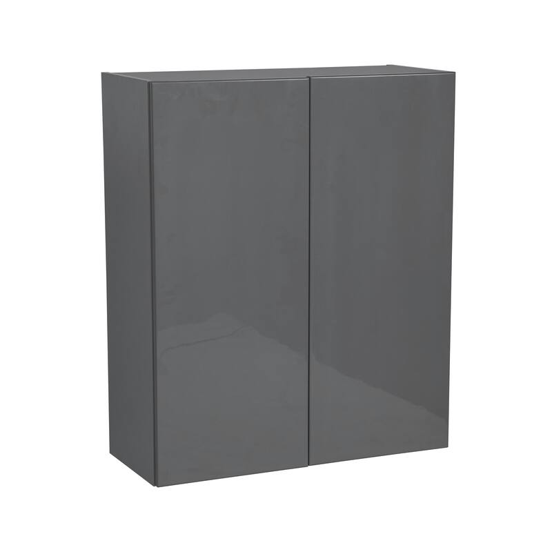 33" x 36" Wall Cabinet-Double Door-Grey - 33 x 36 x 12 - Grey