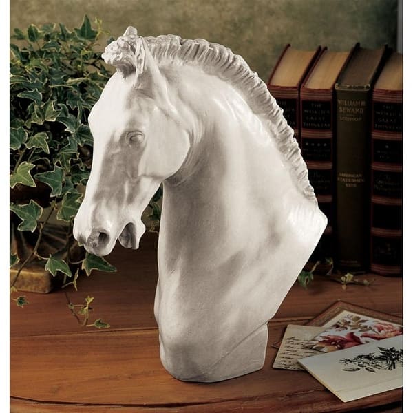 slide 2 of 2, Design Toscano Horse of Turino Sculpture: Set of Two