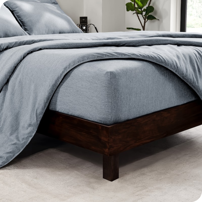 Bare Home Heathered Bed-in-a-Bag - Comforter Set & Sheet Set