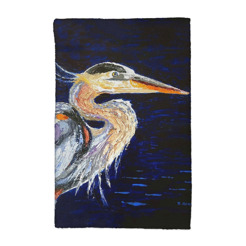 Palette Blue Heron Kitchen Towel - 16x25