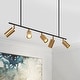 preview thumbnail 11 of 10, Modern Kitchen Island Linear Track Light Fixtures Gold