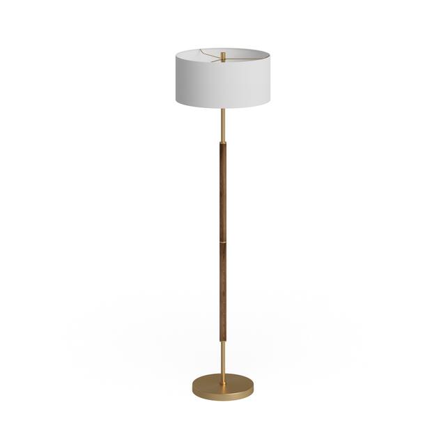 Silver Orchid Gotho Pedestal Contemporary Floor Lamp