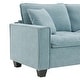preview thumbnail 56 of 55, Roomfitters 100 x 59" Modern Convertible L-Shaped Sectional Sofa with Free Pillows, 4-Seat Suede Velvet Sleeper Sofa