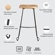 preview thumbnail 6 of 72, MH London Romboss Handmade Mango Wood Saddle Seat Stool