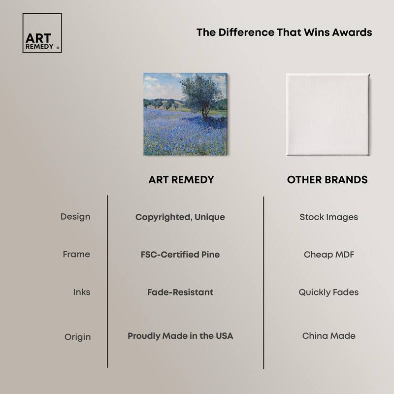 Bluebonnet Meadow II Canvas by Art Remedy, Gallery Wrapped
