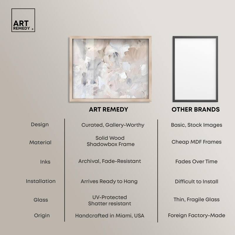 Soft Colors Fade II Shadowbox by Art Remedy