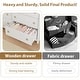 preview thumbnail 5 of 26, Modern Wood Dresser with Golden Ring Handles, Antique White Storage Organizer for Living Room Entryway