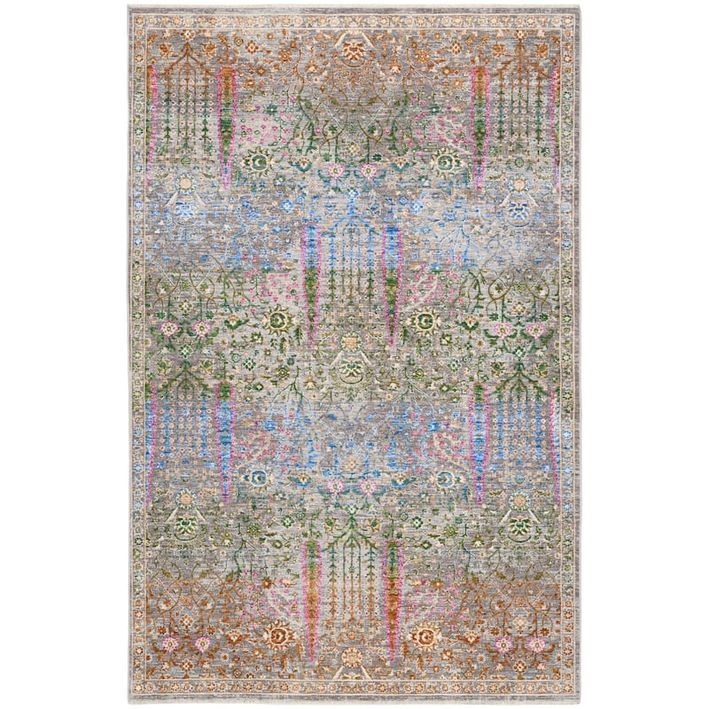 Nourison Quaint Harmony Indoor only Blue Floral Area Rug