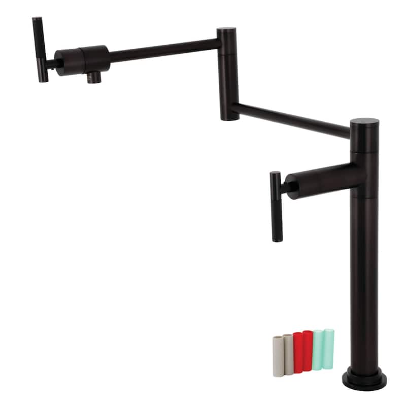 Kingston Brass KS470.CKL Kaiser 3 GPM Single Hole Pot Filler with