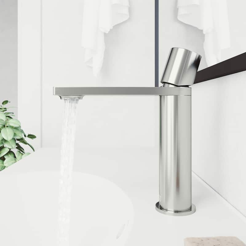 VIGO Halsey 8" H Single Handle Single Hole Bathroom Faucet