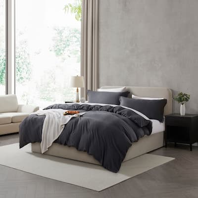 Nestl Premium Ultra Soft Pre-washed Duvet Cover Set with Zipper Closure and Corner Ties