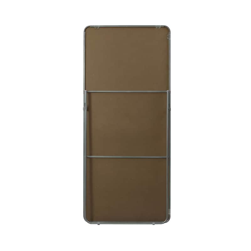 Indigo Home Soft Corner Metal Rectangle Full Length Mirror 30x60 Inch