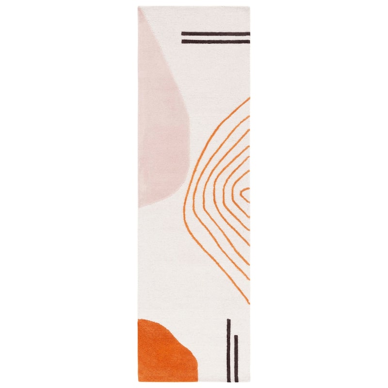 SAFAVIEH Handmade Rodeo Drive Vutka Mid-Century Modern Wool Rug