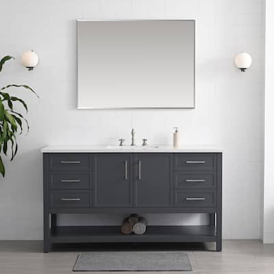 Sudio Design Arlo 60" Single Bathroom Vanity - 60" Single Sink