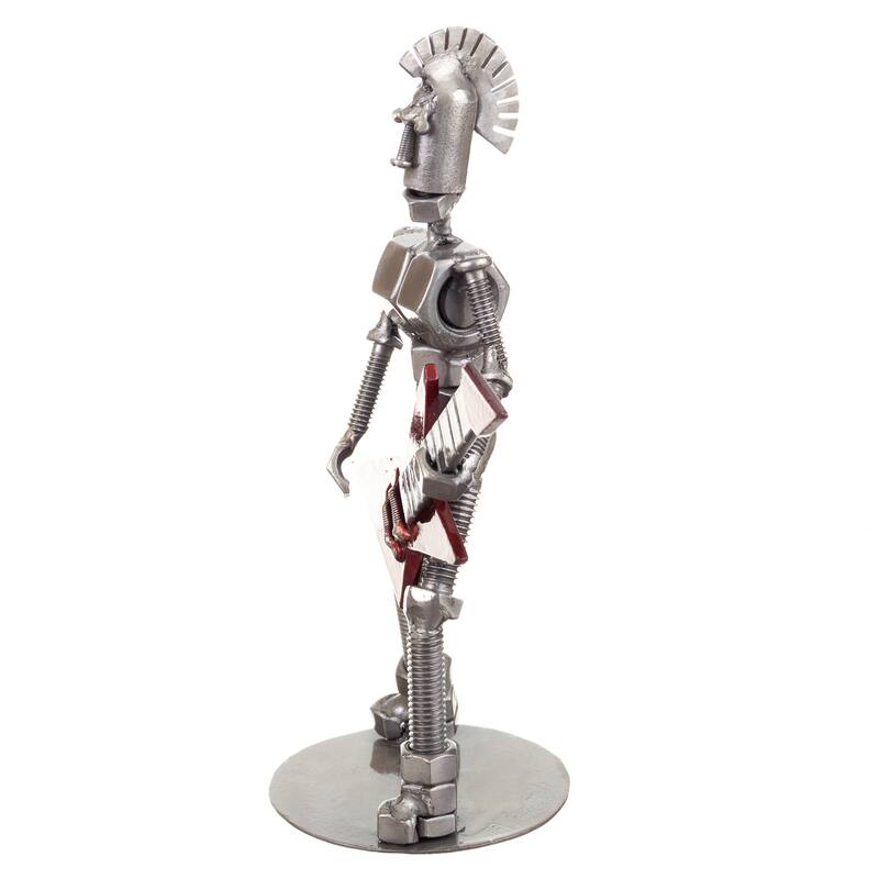 Novica Handmade Melodies From My Garage Recycled Metal Statuette