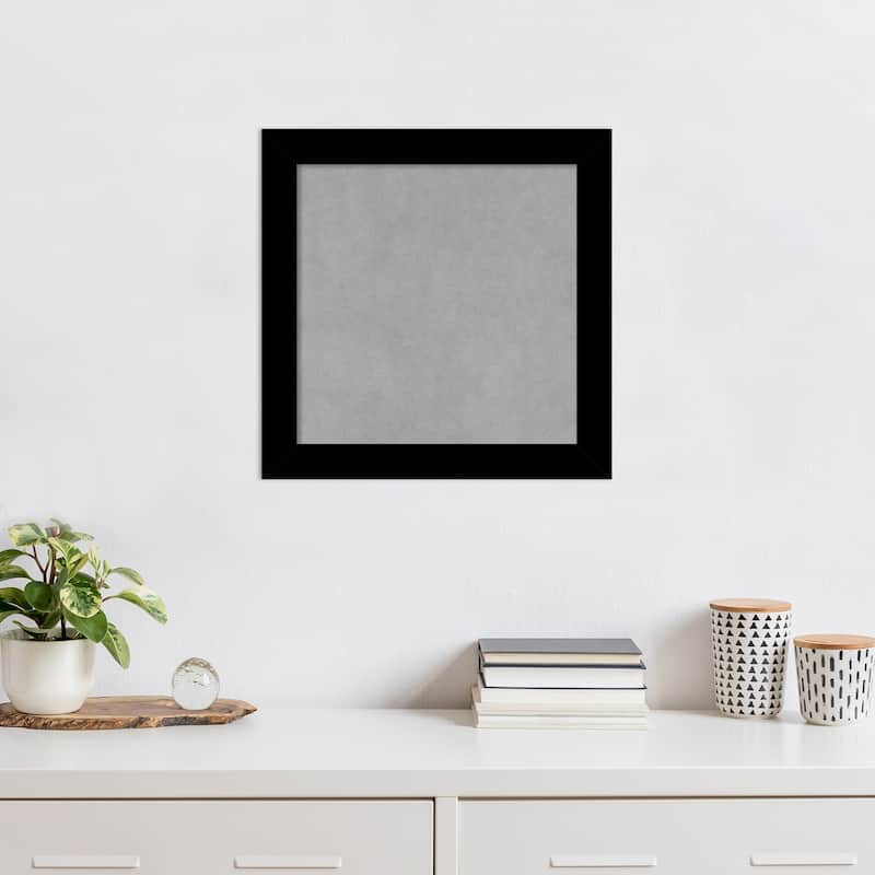 Amanti Art Basic Black Narrow Framed Magnetic Board