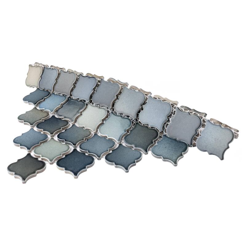 Merola Tile Hudson Tangier Atlantis 12-3/8" x 12-3/8" Porcelain Floor and Wall Tile
