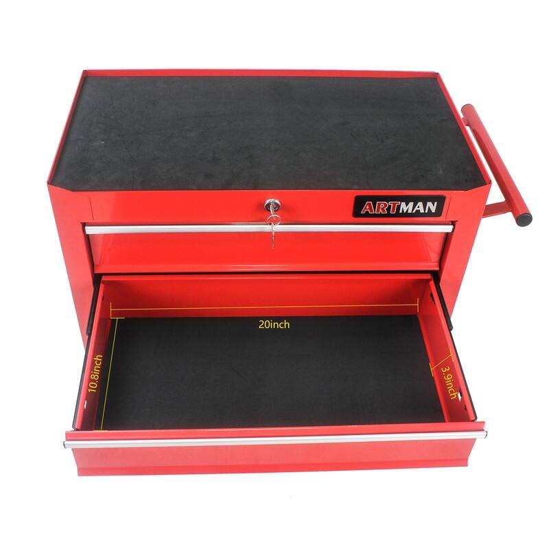 5-Drawer Rolling Tool Cart with Wheels Garage Storage Tool Chest
