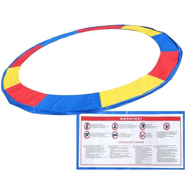 slide 2 of 8, Colorful Safety Round Spring Pad Replacement Cover for 12' Trampoline - Multi